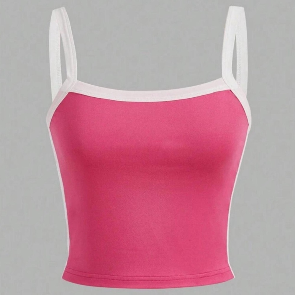 SHEIN Vibrant Pink top